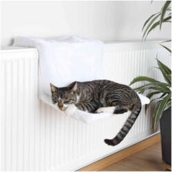TRIXIE Radiator Bed - radiátor fekhely (gyapjú-fehér) macskák részére (45×24×31cm) (028-4321) - zoobolt