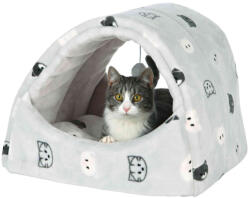 TRIXIE Cave Mimi - bújó (szürke, mintás) macskák részére (42x35x35cm) (028-36847)