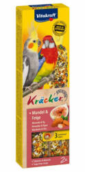 Vitakraft Kracker Dupla Rúd (mandula & füge) - kiegészítő eleség nagypapagáj részére (180g) (21289)