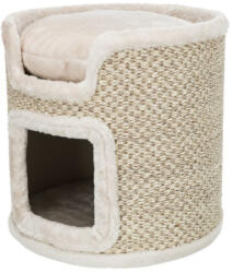 TRIXIE Ria Cat Tower - torony kaparófa (világosszürke/natúr) macskák részére (37cm) (028-44706)