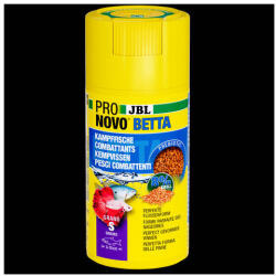 JBL Pronovo Betta Grano S Click - granulátum alaptáp (S-méret) akváriumi halak számára (3-10cm) 100ml/50g (JBL31308)