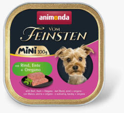 Animonda Vom Feinsten Adult Mini mit Rind, Ente + Oregano (marha, kacsa, oregáno) alutálkás - felnőtt kutyák részére (100g) (600-82361)