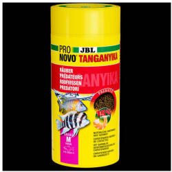 JBL ProNovo Tanganyika Grano "M" - 8-20 cm-es akváriumi alaptápgranulátum ragadozó sügérek számára (1000ml/570g) (JBL31206)