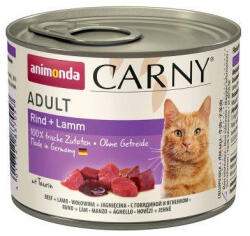 Animonda Carny Adult (marha, bárány) konzerv - Felnőtt macskák részére (200g) (600-83705)