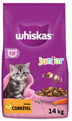 Mars-Nestlé Whiskas Junior (2-12months) - Szárazeledel (csirke) kölyökmacskák részére (14kg) (014369)