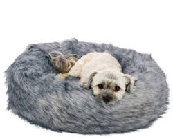 TRIXIE Bed Yelina - kerek, peremes fekhely (fekete/szürke) kutyák részére (Ø55cm) (028-38071)