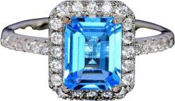 Frumoasa Venetiana Inel argint topaz (C3458)