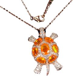 Frumoasa Venetiana Colier argint opal (C3459)