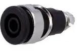 GBC Bucsa panou pentru conector banana 4mm negru GBC 18505802 (18505802)