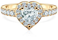SAVICKI Inel de logodnă This is Love: aur, diamant tăietură inimă
