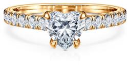 SAVICKI Inel de logodnă Share Your Love: aur, diamant tăietură inimă - savicki - 17 781,00 RON