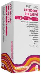 Self Care Diagnostics Test Rapid 10 Droguri din Saliva, 1 buc, Self Care