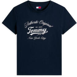 Tommy Jeans Tricou Dama, Tommy Jeans, Albastru Inchis, Bumbac (DW0DW21404_BLC1G)