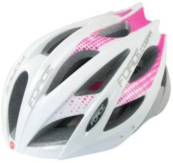 FORCE Casca Force Cobra alb/roz/gri L-XL (58-63 cm)