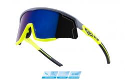 FORCE Ochelari Force Sonic, lentila albastra oglinda, gri/fluo