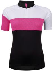 Force Bluza ciclism Force View Lady maneci scurte negru/alb/roz XL