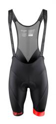 Force Pantaloni scurti cu bazon si bretele Force B51 negru/rosu XS