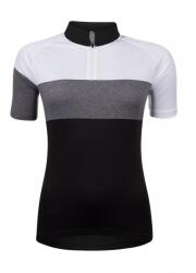 Force Bluza ciclism Force View Lady maneci scurte negru/alb/gri S