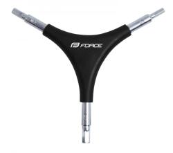 FORCE Set imbus Force 3 4/5/6 mm negru Cheie imbus