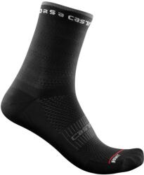 Castelli Sosete Castelli Rosso Corsa W 11, pentru femei, negru, S/M, 35-38