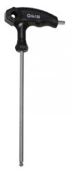 FORCE Cheie Force hexagonala cu maner T 5mm, cu capat rotund Cheie imbus