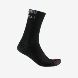 Castelli Sosete Castelli Bandito Merino 18, Negru, S/M, 36-39
