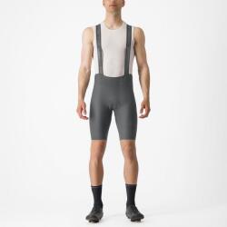 Castelli Pantaloni scurti cu bretele Castelli Espresso, Gri Gunmetal, M