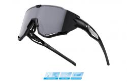 FORCE Ochelari Force Creed, lentila neagra oglinda, negru