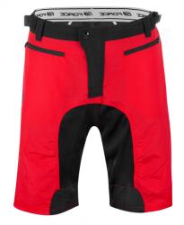 Force Pantaloni scurti Force MTB-11, bazon detasabil, Rosu/Negru, XXL