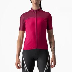 Castelli Tricou cu maneca scurta Castelli Velocissima, de dama, Rosu/Visiniu, XS