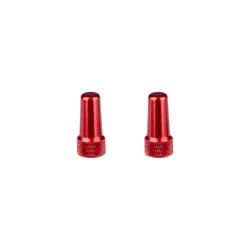 Force Set capace Force pentru valve tubeless presta, Rosii