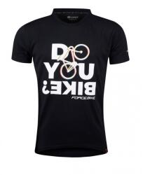 Force Tricou ciclism Force Bike, negru, 3XL