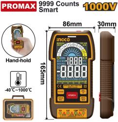 INGCO Multimetru Digital 1000V Industrial 9999 Puncte INGCO DM110004 (DM110004)