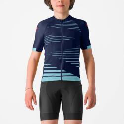 Castelli Tricou cu maneca scurta Castelli Aero Kid, pentru copii, albastru belgian/albastru piscina, 6A