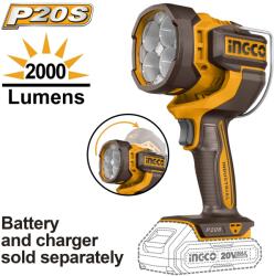 INGCO Lanterna 20V 2000 Lumeni INGCO CWLI2088 (CWLI2088)