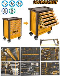 INGCO Dulap de Scule Auto 7 Sertare 328piese INGCO HTCS273281 (HTCS273281)