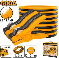 INGCO Cablu Pornire Auto 600A cu Led INGCO HBTCP6008L (HBTCP6008L)
