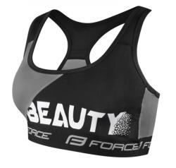 Force Bustiera sport Force Beauty negru/gri S