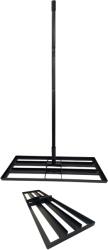 BERVAS Grebla Nivelare Gazon din Metal cu Maner Lung, Instrument pentru Nivelare Sol, Nisip si Terenuri Sport (B9645) Grebla