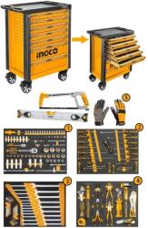 INGCO Dulap de Scule Industrial 7 Sertare 162piese INGCO HTCS271621 (HTCS271621)