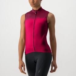Castelli Tricou fara maneci Castelli Velocissima SL, de dama, Rosu/Visiniu, XS