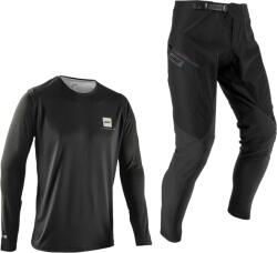 Leatt Bluza si Pantaloni Leatt Ride Kit MTB Gravity 1.0 Ghost Black XL