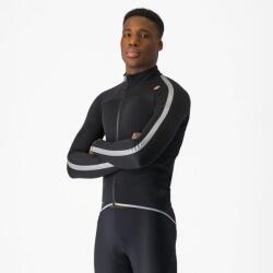 Castelli Jacheta de ploaie Castelli Ultra Rain Cape, pentru barbati, negru/argintiu reflex, XL