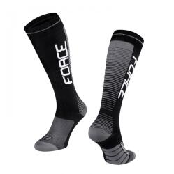 Force Sosete Force F Compress, negru/gri XXL (48-50)