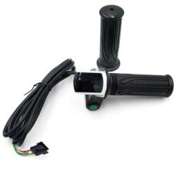 Fivestars Maneta acceleratie cu buton si display 36V, conector SM