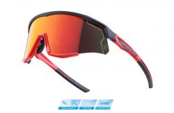 FORCE Ochelari Force Sonic, lentila rosie oglinda, negru/rosu