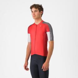 Castelli Tricou cu maneca scurta Castelli Entrata 6, pentru barbati, rosu/gri fumuriu-gri argintiu, XL
