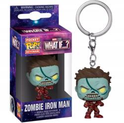 Funko Zombie Vasember Mi lenne, ha kulcstartó Funko Pop Pocket Marvel
