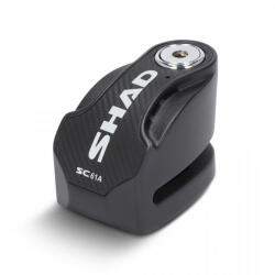 Shad Disc lock with alarm SHAD SC61A Negru pin 6mm (340984)