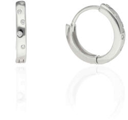 Fine Silver AG124878 - Ezüst bepattintós női fülbevaló pár (AG124878)